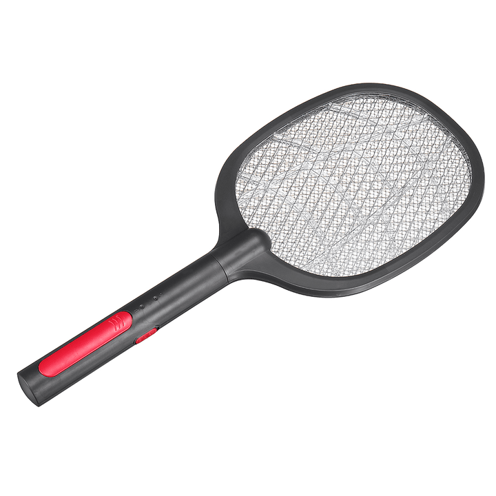 1200Mah 5V 2W Electronic Mosquito Swatter 368NM UV Light Fly Swatter with Light USB Charging Three-Layer Grid Fly Swatter - MRSLM