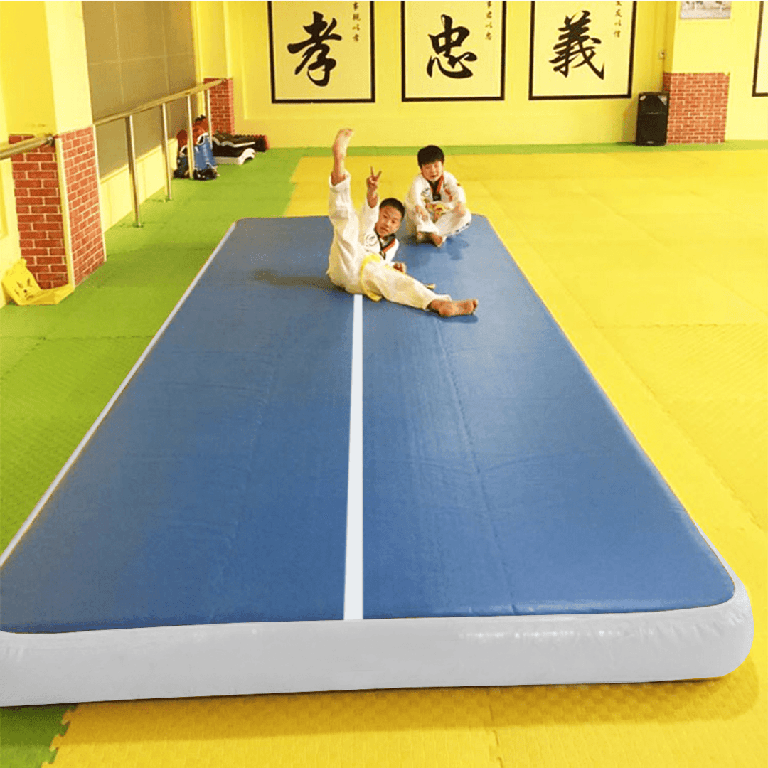 157X79X8Inch Airtrack Gymnastics Mat Inflatable GYM Air Track Mat Gym Mat Tumbling Cheerleading Pad - MRSLM