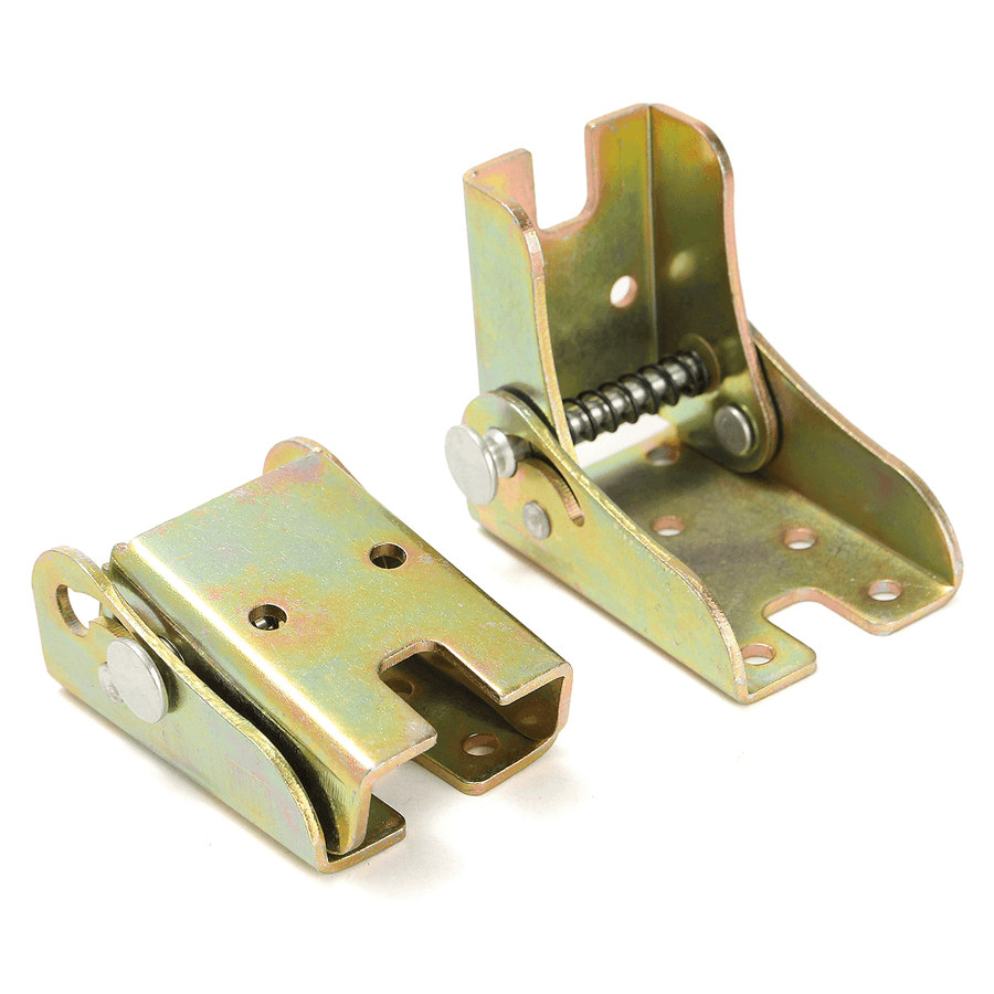 10Pcs Furniture Folding Feet Hinges Self Lock Zinc Alloy for Table Leg Bracket - MRSLM