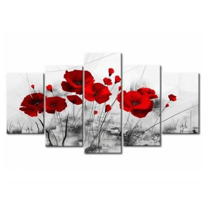 5Pcs/Set Unframed Modern Canvas Print Paintings Poster Home Wall Art - MRSLM