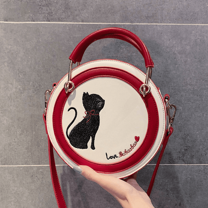 Women Fashion Cat Cute Crossbody Bag Shoulder Bag for Daily Party - MRSLM