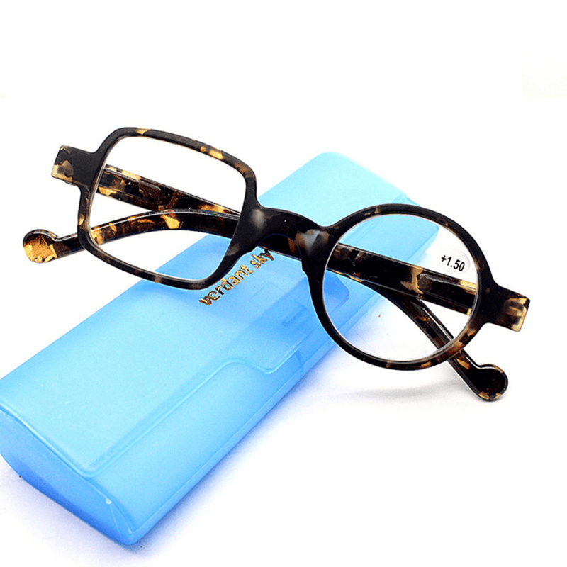 Men Women Full Frame Readers Reading Glasses Retro Ligthweight Presbyopic Glasses - MRSLM