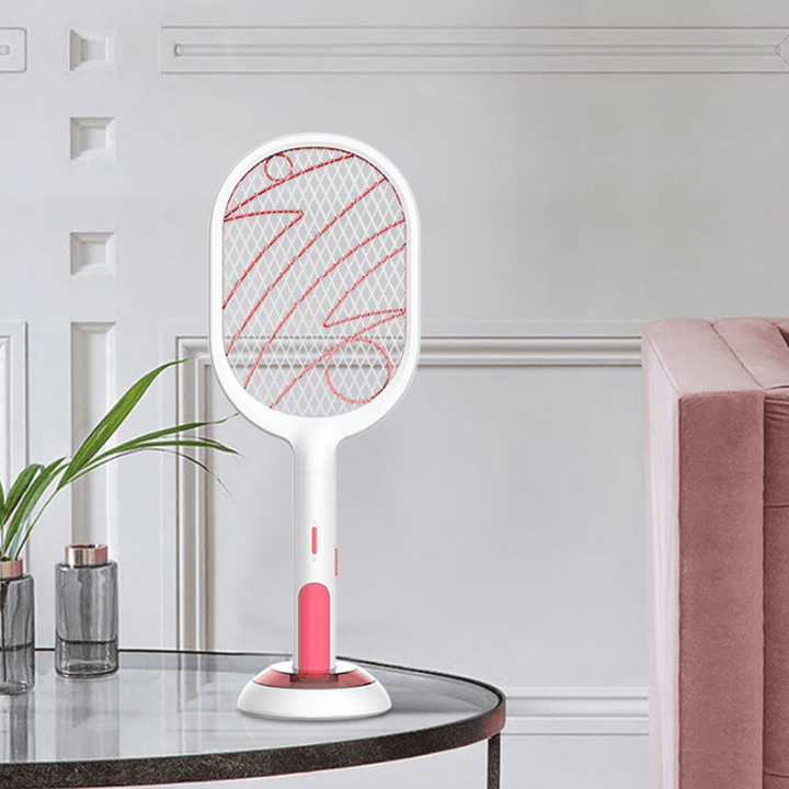 Ipree® Double Use 400Nm UV Light USB Rechargeable Mosquito Insect Repellent Dispeller Smart Electric Mosquito Swatter - MRSLM