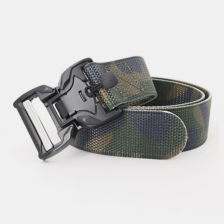 Men Camouflage Wild 125Cm Magnet Quick Release Buckle Outdoortraining Tactical Belts - MRSLM