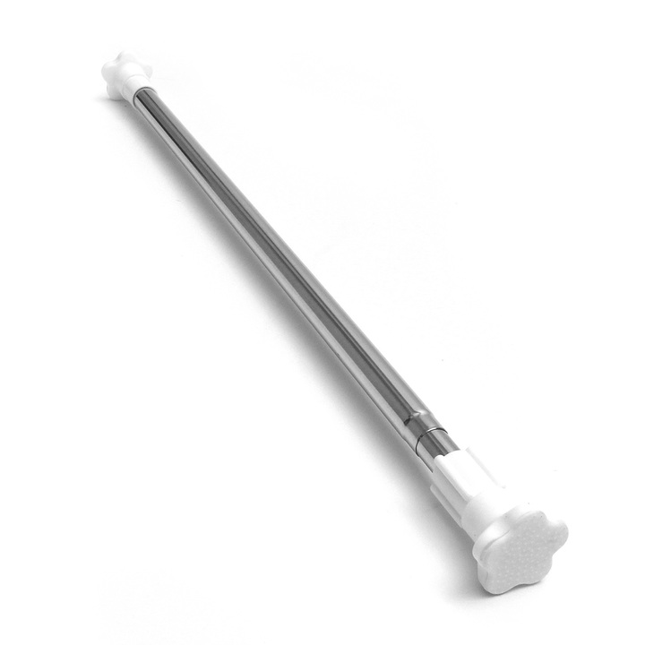 Curtain Rail Rod Pole Telescopic Extendable for Wardrobe Windows Doors Bathroom - MRSLM