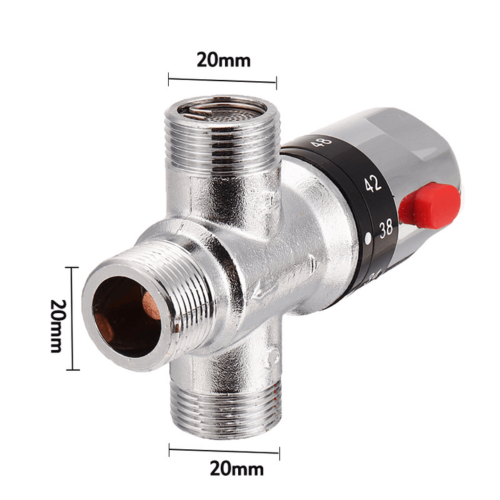 Pipe Thermostatic Valve Water Mixing Valve Solar Temperature Control Valve Water Heater Leading Pipe - MRSLM