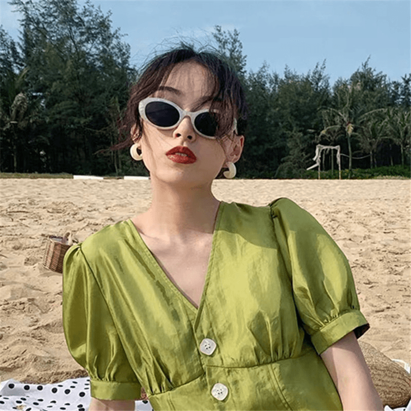 European and American Retro Oval Sunglasses Hong Kong Style - MRSLM