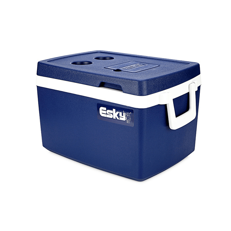 ESKY 50L Large Capacity Outdoor Food Preservation Box Portable Cooler Box for Fishing Camping Travel Picnic - MRSLM