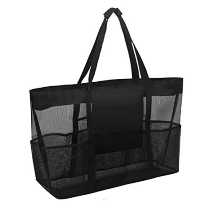 Outdoor Large Mesh Beach Bag Travel Shoulder Storage Bag Handbag Tote - MRSLM