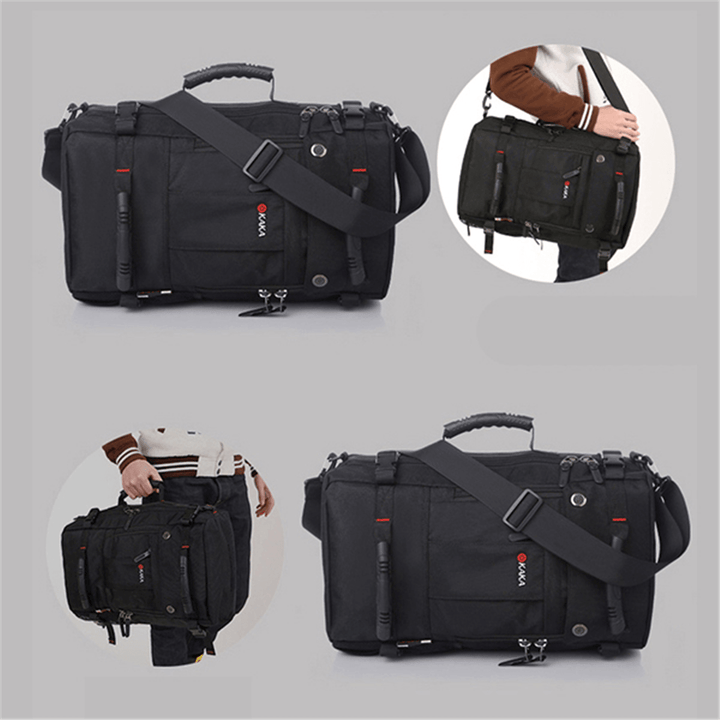 Men Multi-Carry Large Capacity Travel Outdoor Multi-Function 15.6 Inch Laptop Bag Travel Bag Backpack - MRSLM