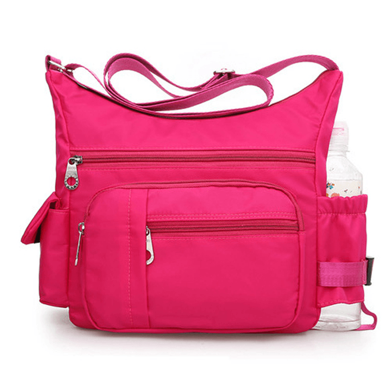 Women Nylon Waterproof Crossbody Bag Shoulder Bag - MRSLM