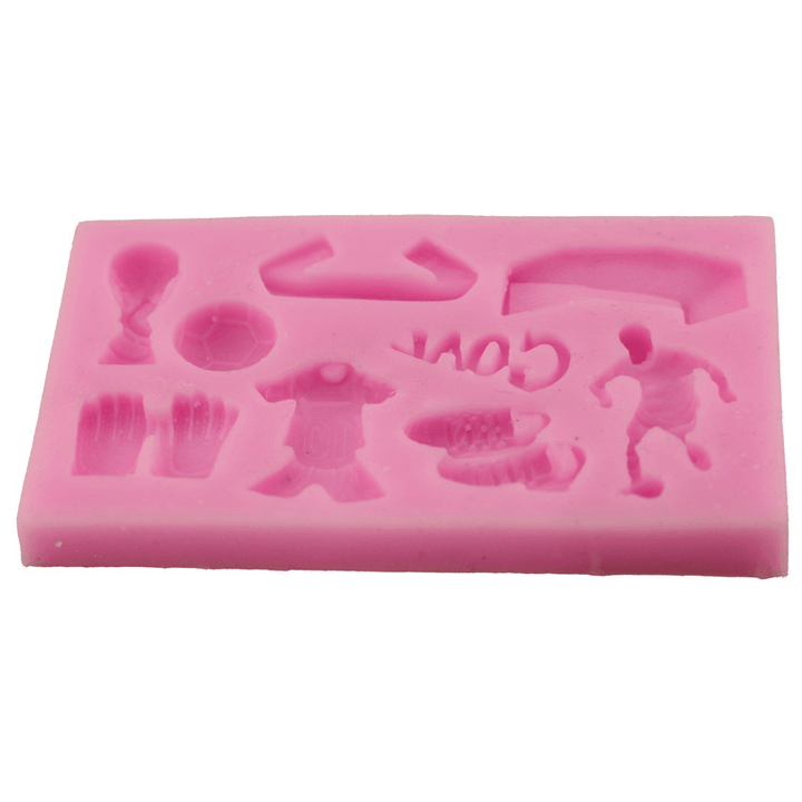 European Cup Football Silicone Fondant Soap 3D Cake Mold Cupcake Jelly Candy Chocolate Decoration Baking Tool Baking Mold - MRSLM