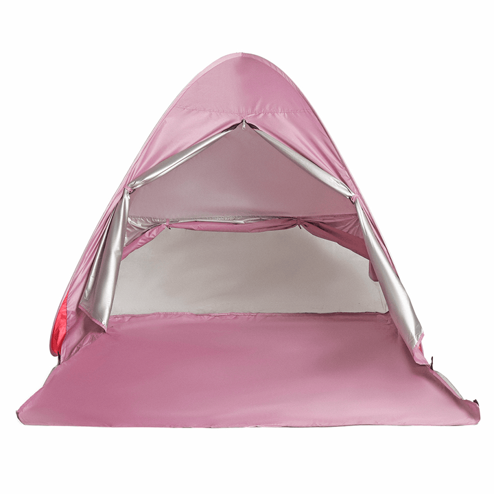 Outdoor Camping Waterproof Beach Tent Uv-Proof Sunshade Tent for 2 Person Portable Automatic Folding Tent Shelter - MRSLM