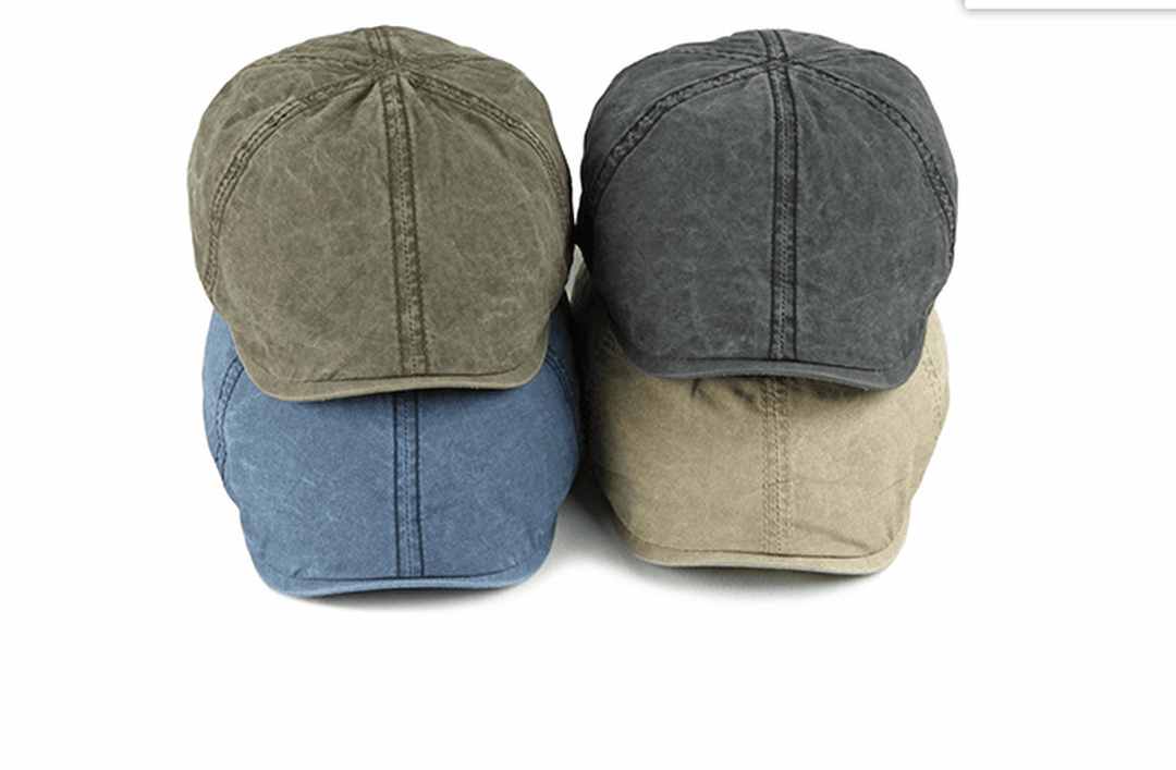 Spring and Summer Beret Men'S Casual British Retro Simple Trend - MRSLM