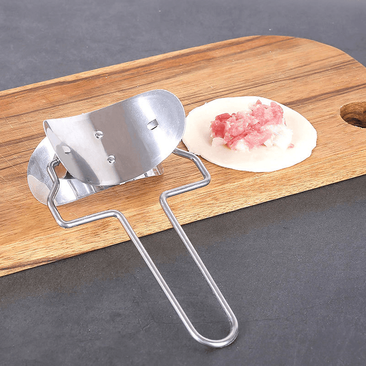 8Pcs Stainless Steel Dumpling Maker Dough Cutter Pie Ravioli Dumpling Mold for Kitchen Jiaozi Mold Tools - MRSLM