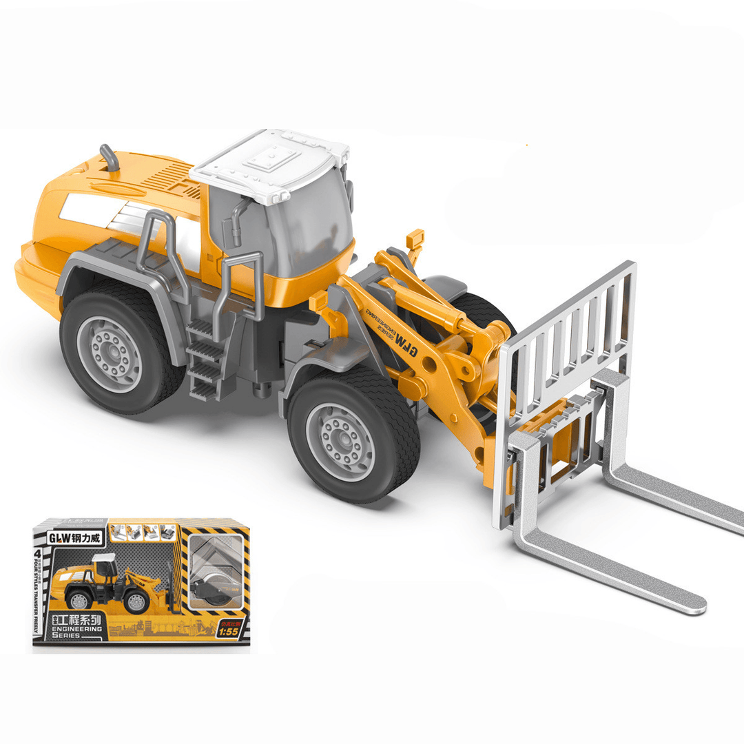 Simulation Alloy Car Model Engineering Excavator Set Children'S Toys - MRSLM