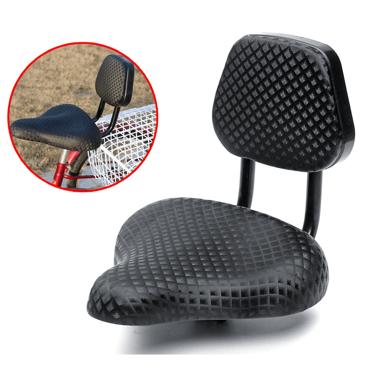 BIKIGHT AU Adult Bicycle Tricycle Seat Child Cycling Bike Seat Cushion Back Saddle with Rest Support - MRSLM