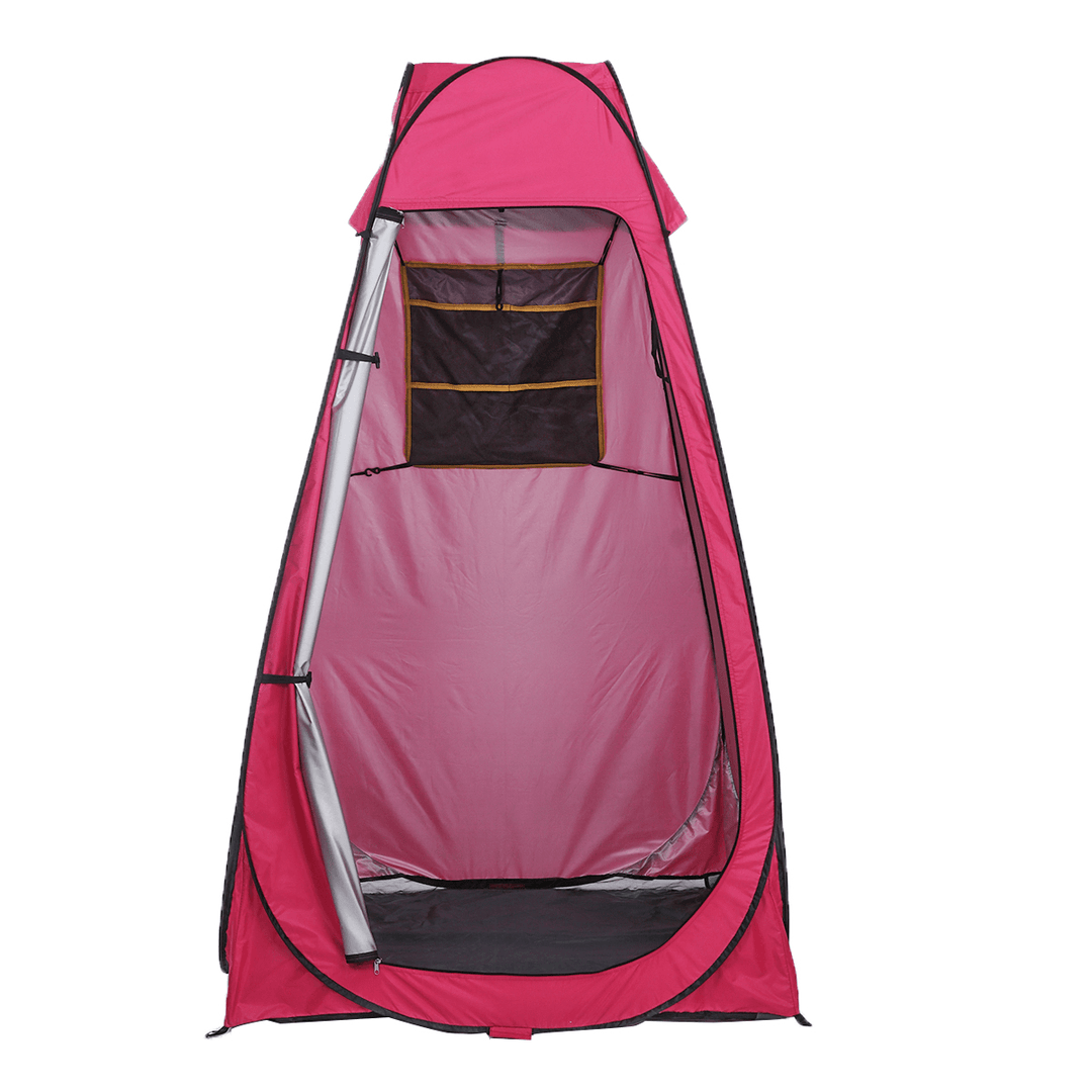 SGODDE Privacy Shower Tent Single Camping Tent Toilet Changing Room Rain Shelter Hiking Beach - MRSLM