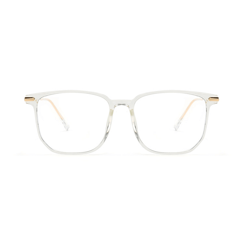 Fashion Big Frame Transparent Retro Full Frame Glasses - MRSLM