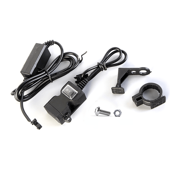 BIKIGHT Electric Bike Phone USB Charger 1A/2.1A Fast Charge 2 Output Waterproof Motorcycle Ebike Charger - MRSLM