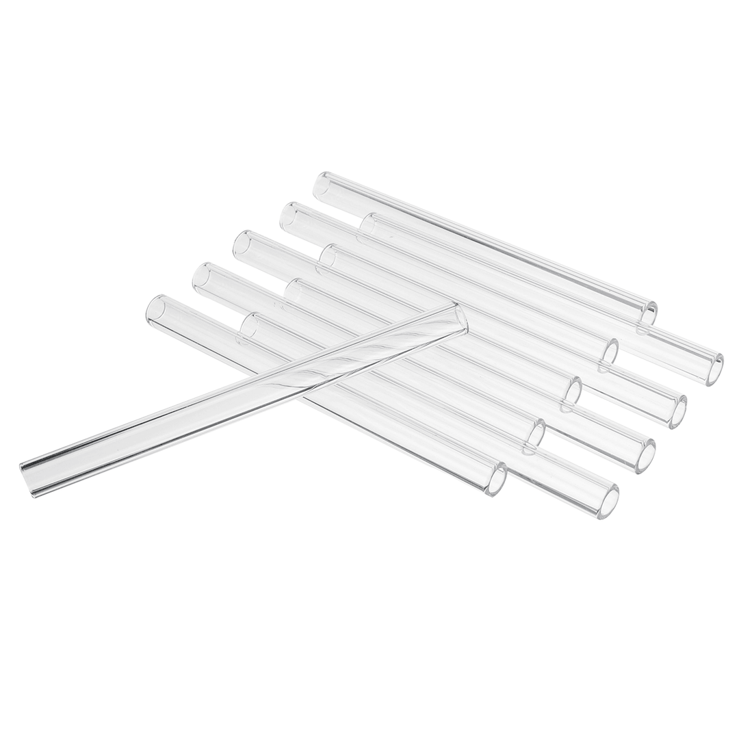 10Pcs Length 150Mm OD 10Mm 1Mm Thick Wall Borosilicate Glass Blowing Tube Lab Tubes - MRSLM