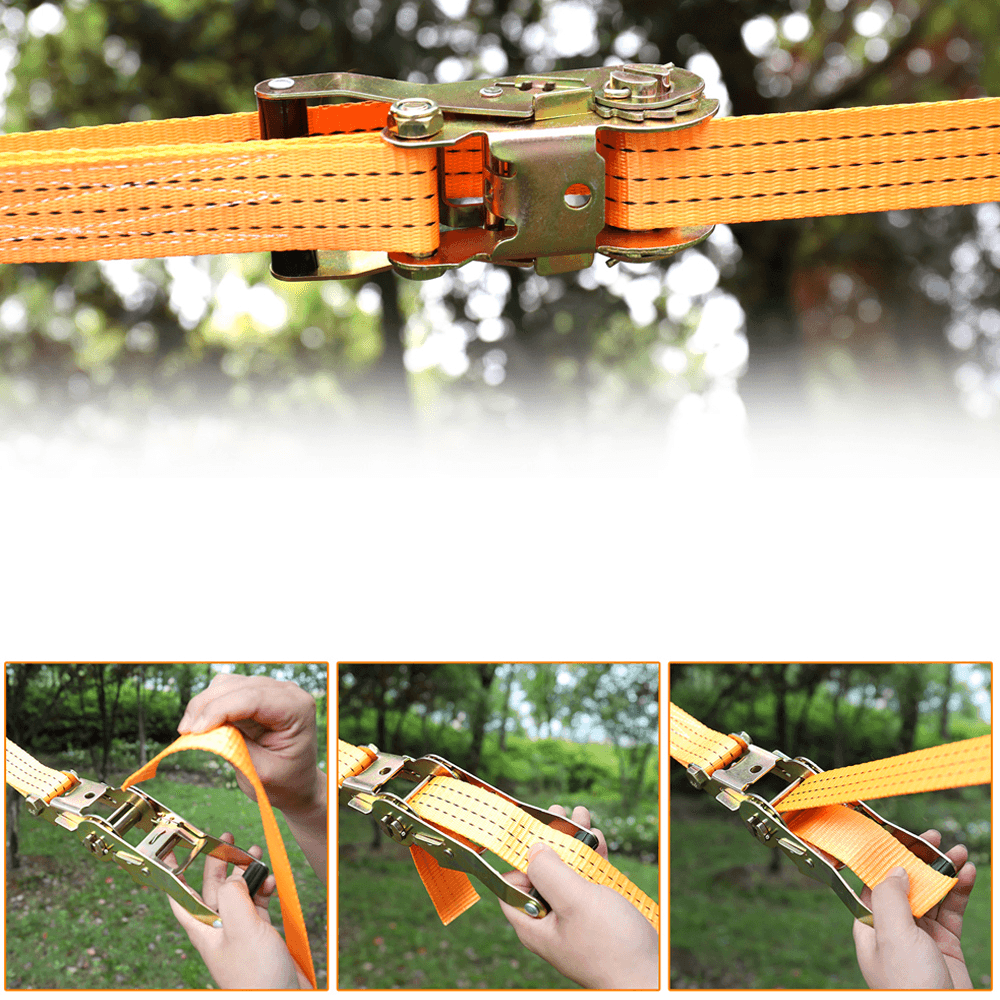 7 Pcs Children Climbing Equipment Kids Swing String Climbing Rope Safety Obstacle Training Swing Rings Outdoor Garden Sport - MRSLM