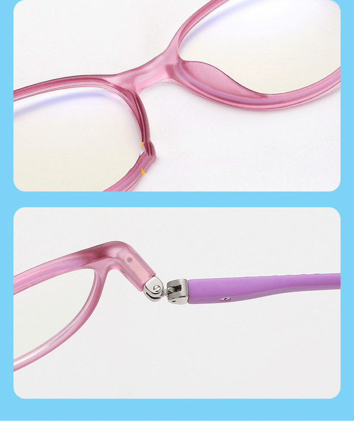 360-Degree Rotating Children'S Anti-Blue Light Flat Glasses Frame - MRSLM