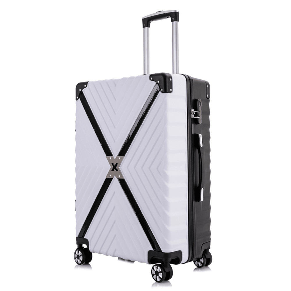 Ipree® 20Inch/24Inch Travel Suitcase ABS 360° Silent Universal Wheel Two-Way Lock Luggage Case - MRSLM