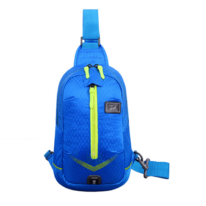 Light Weight Waterproof Chest Bags Men Women Outdooors Travel Luminous Shoulder Bag Running Hiking Bags - MRSLM