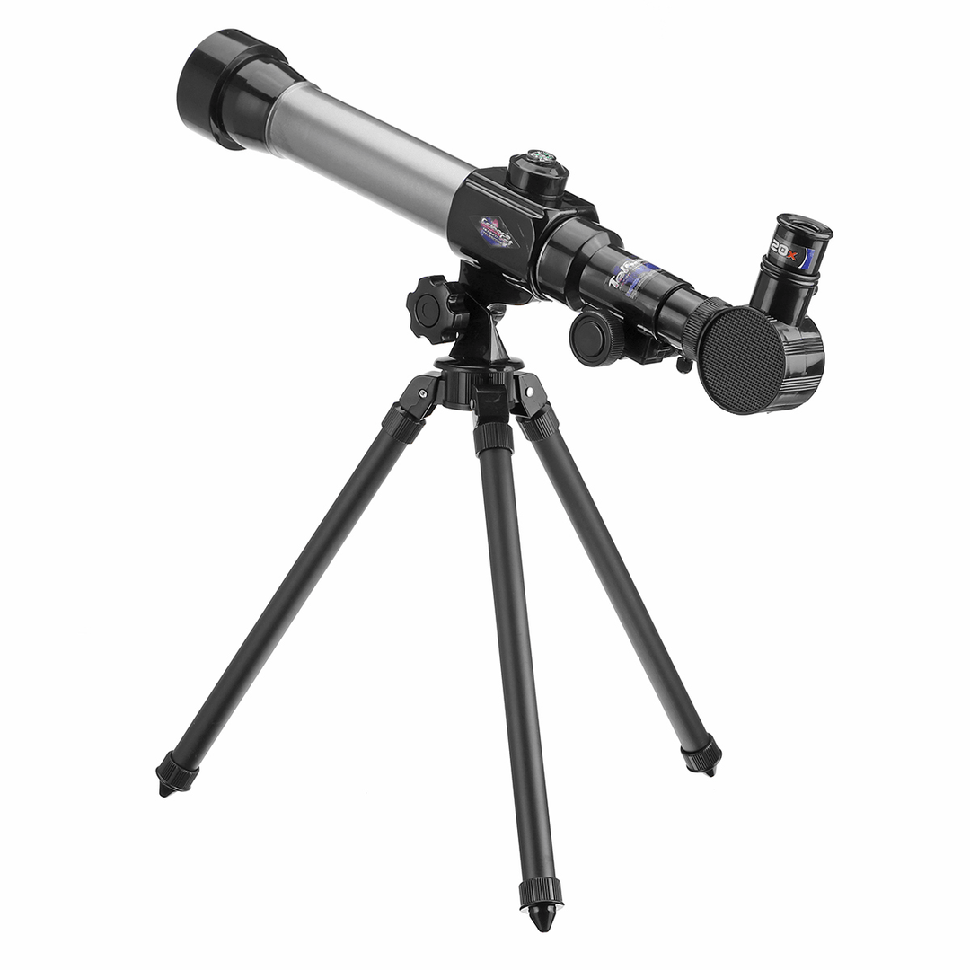 20X 30X 40X Zoom Astronomical Monocular Zoom Refractor Telescope with Tripod for Kids Toy Gift - MRSLM