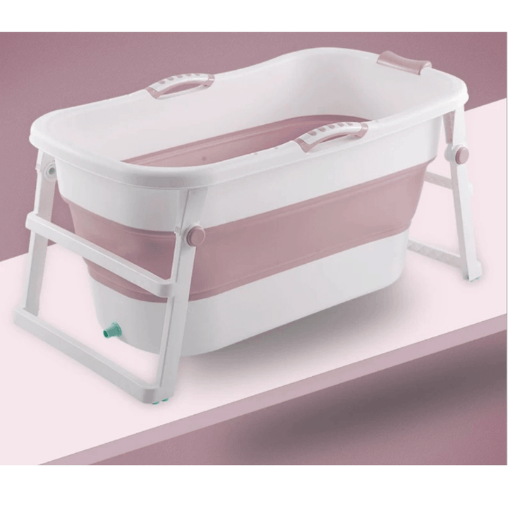 107X59X53Cm Folding Bathtub Portable Bathroom Large Capacity Soaking PVC Tub SPA Tub - MRSLM