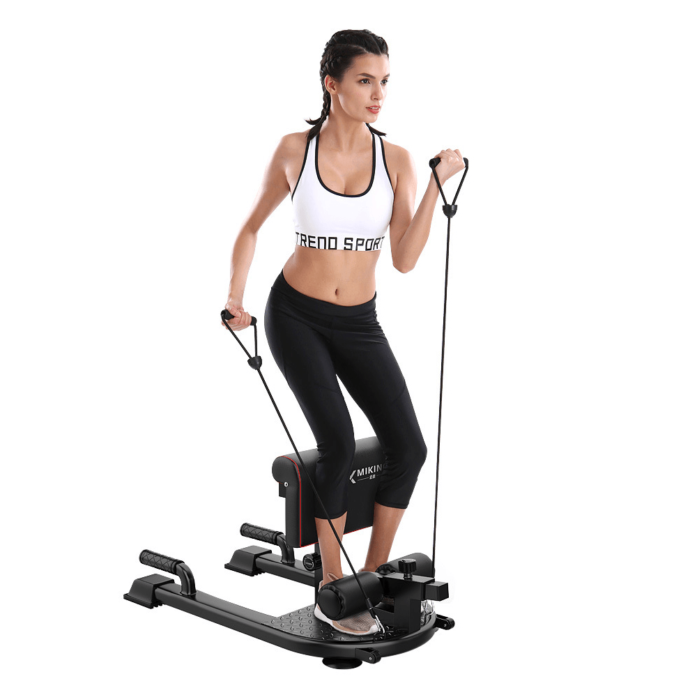 MIKING C-D25 Folding Squat Trainer Multifunction Sit up Exerciser Equipment Abdominal Muscle Artifact Buttocks Leg Training Indoor Home Gym Sport Fitness - MRSLM