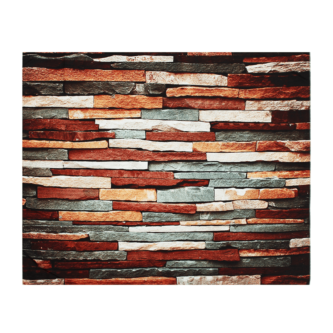 3D Art Decorations Brick Stone Print Pattern Bedspread Wall Hanging Tapestry Home Room Decor - MRSLM