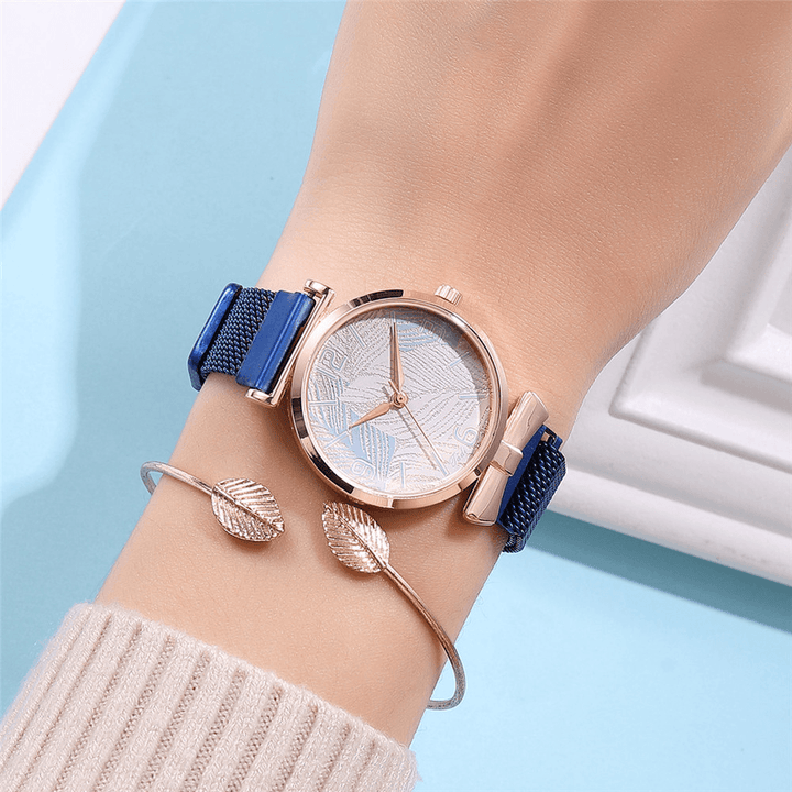 REBIRTH 440 Casual Style Ladies Wrist Watch Fashionable Full Steel Quartz Watch - MRSLM