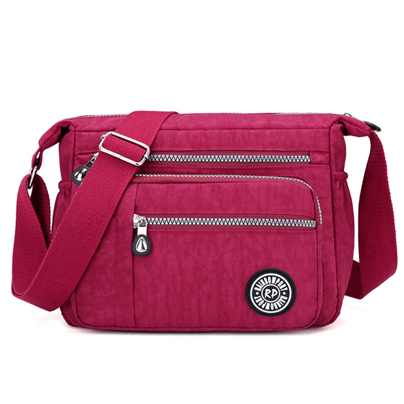 Women Nylon Crossbody Bag Waterproof Casual Shoulder Bag - MRSLM