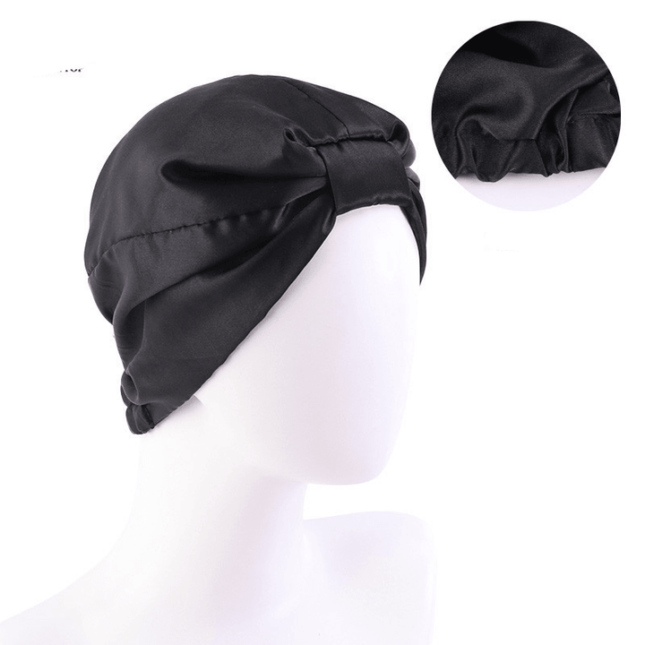 Contrast Knotted Bandana Hat - MRSLM