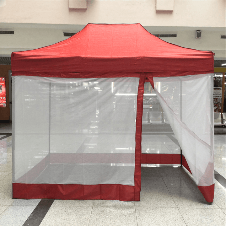 3X3M 1 Side Wall Canopy Anti-Mosquito Nets Breathable Windproof Shelter Tent Outdoor Camping Travel - MRSLM