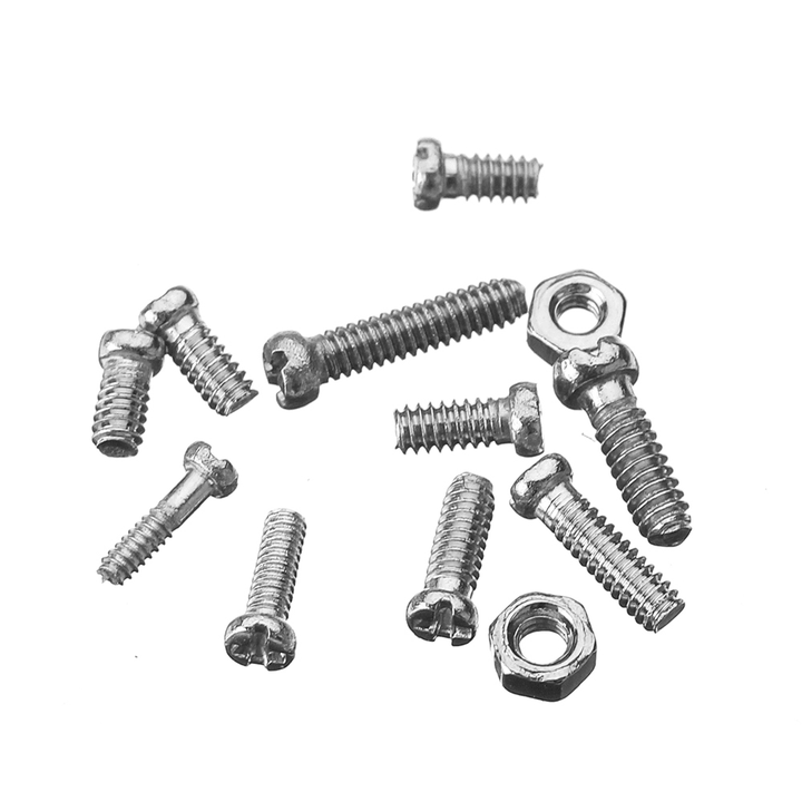 Suleve™ MXSS7 600Pcs Stainless Steel M1/1.2/1.4/1.6 Small Screws Nut for Watches Clocks Mobile 2-4Mm - MRSLM