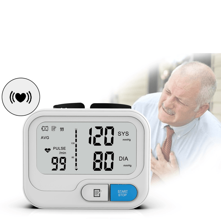 BOXYM YK-BPW5 Wrist Blood Pressure Monitor Home Blood Pressure Measuring Instrument Electronic Blood Pressure Monitor - MRSLM