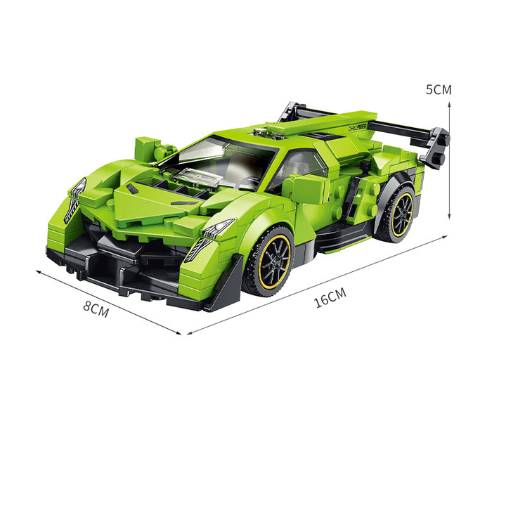 Small Particles Assembled Sports Car Toy Building Blocks - MRSLM