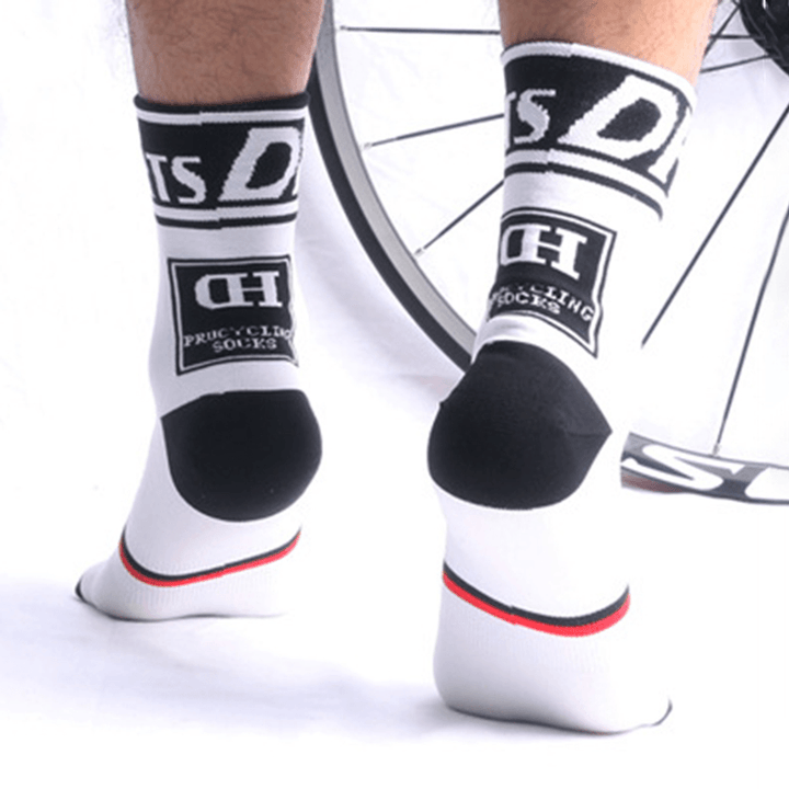 DH Sports Mens Womens Cycling Cushion Crew Sock - MRSLM