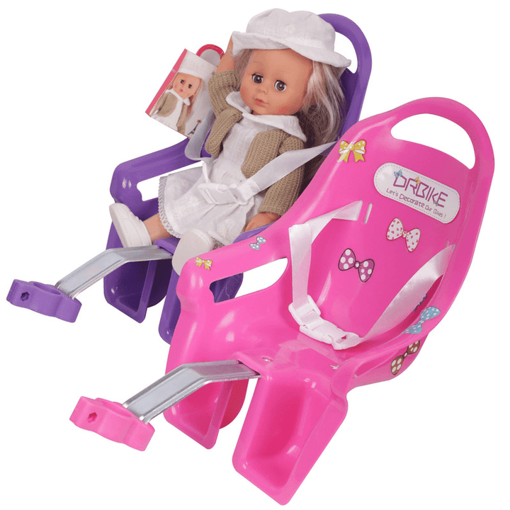 Baby Seat Stroller Decoration Children'S Bicycle Doll Back Seat Free Sticker Doll Back Seat Ourdoor - MRSLM