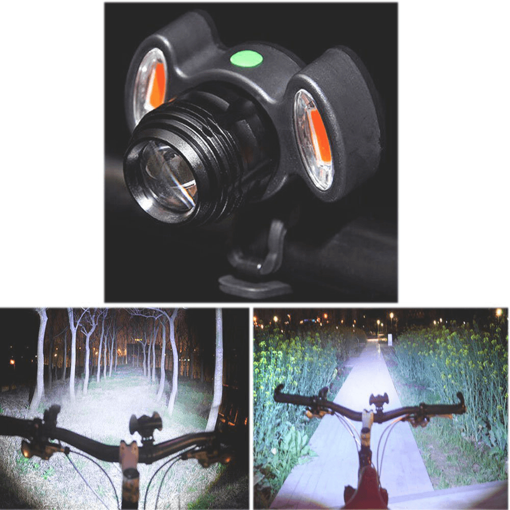 XANES 800LM T6 Bicycle Warning Light Zoomable IPX6 Waterproof Bike Front Light 4 Modes USB Charging - MRSLM