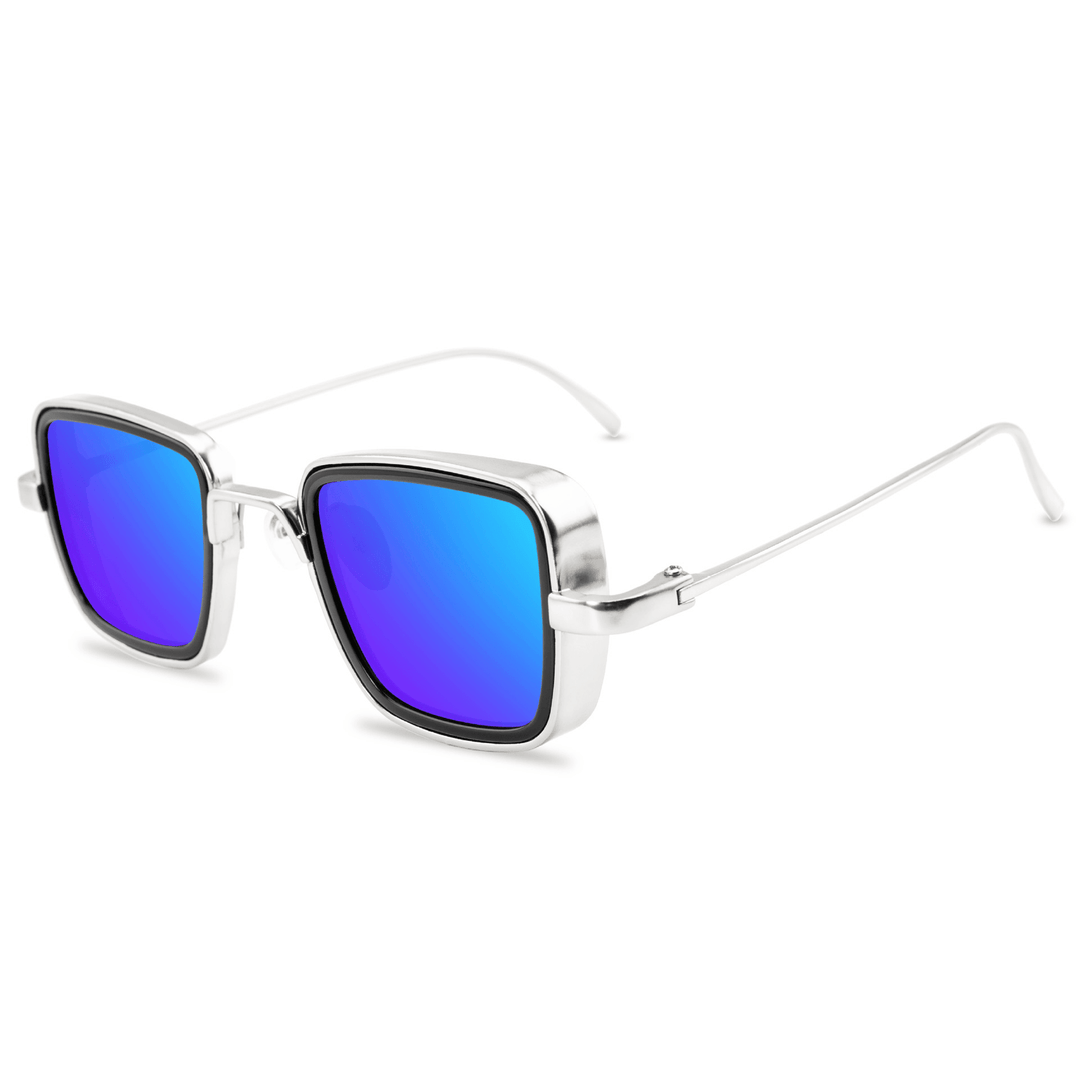 New Indian Sunglasses Men'S Retro Thick-Edge Metal Frame Trendy Sunglasses - MRSLM