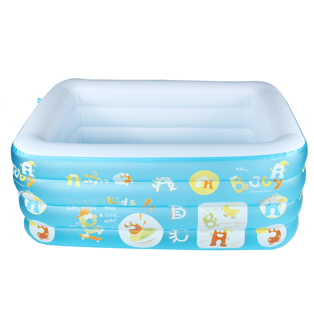 47/59/71 Inch 4-Layer Inflatable Swimming Pool Baby Bathtub with 19Pcs Accessories - MRSLM