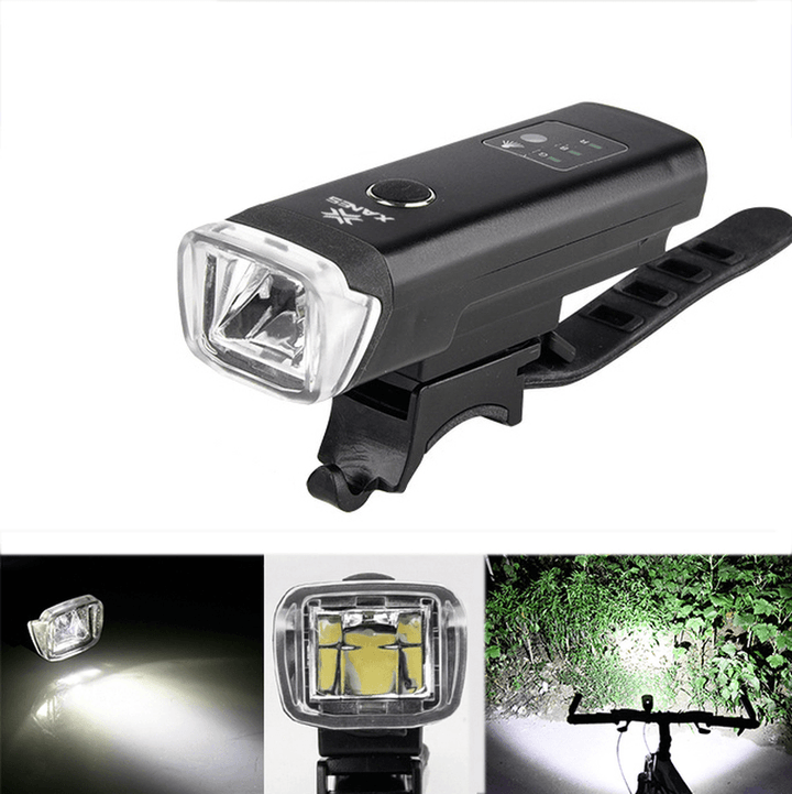 2Pcs XANES SFL03 600LM XPG LED German Standard Smart Induction Bicycle Light IPX4 USB Rechargeable Large Flood Light - MRSLM