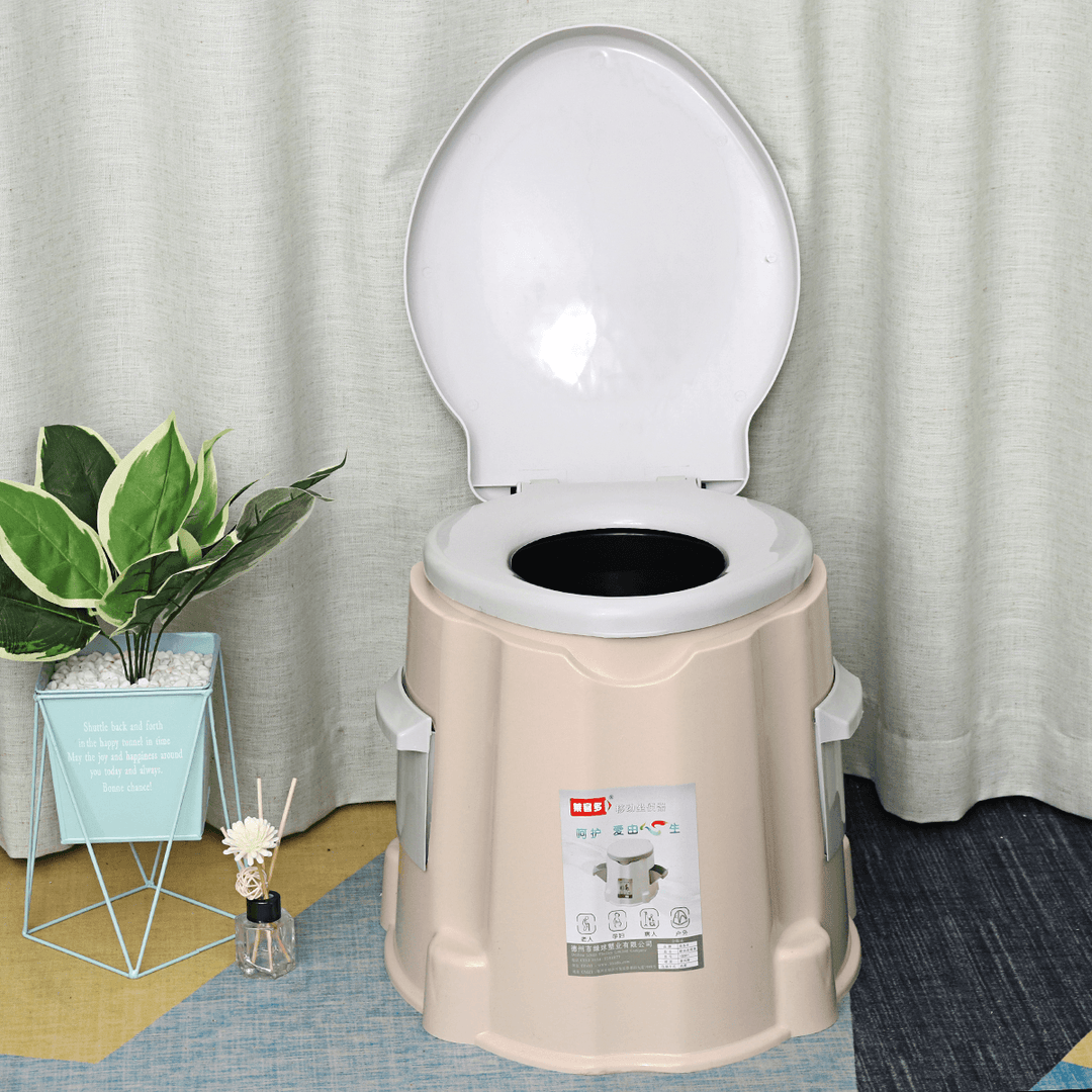 Portable Toilet Seat Old Gravida Home Bath Indoor Removable Potty Commode - MRSLM