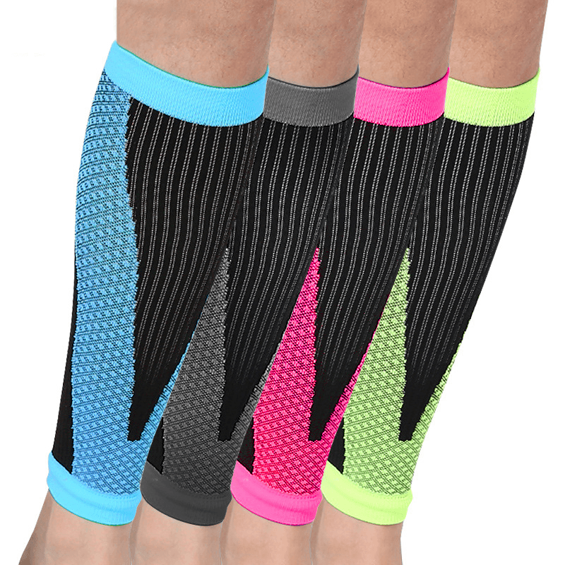 Mens Football Basketball Breathable Calf Compression Sleeve - MRSLM