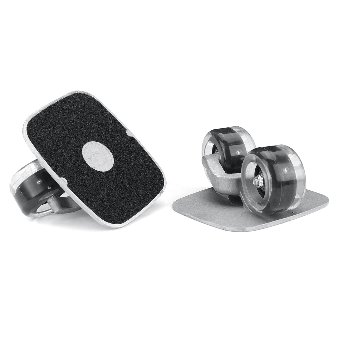 2 Pcs Skate Board PU Flashing Wheel Split Skateboard Drift Plate Roller Skate Outdoor Sport - MRSLM