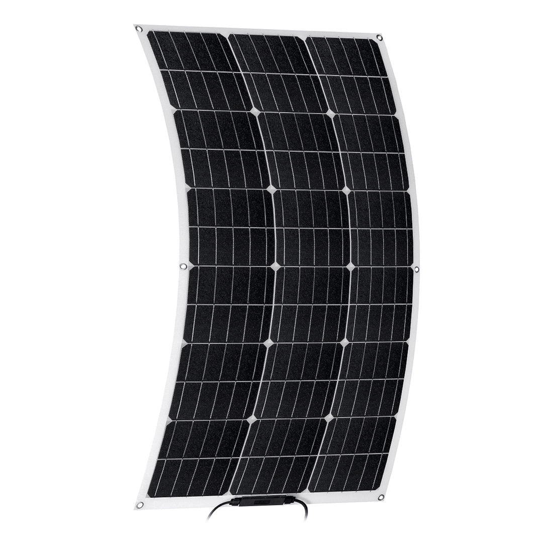 90W 18V ETFE Universal Solar Panel Battery Charger Power Charge Kit for RV Car Boat Camping - MRSLM